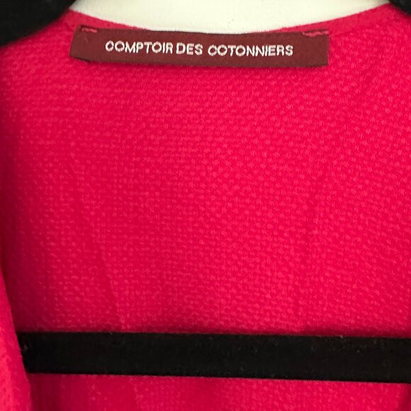 Comptoir Des Cotonniers Dress | Vibrant Color | Cute Side-Tie Style - Picture 3 of 4